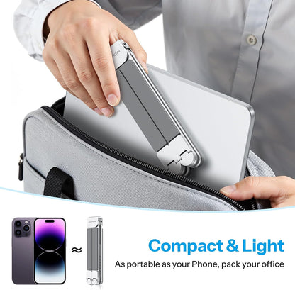 Foldable & Portable Laptop Stand for Desk, 6-Level Adjustable Riser