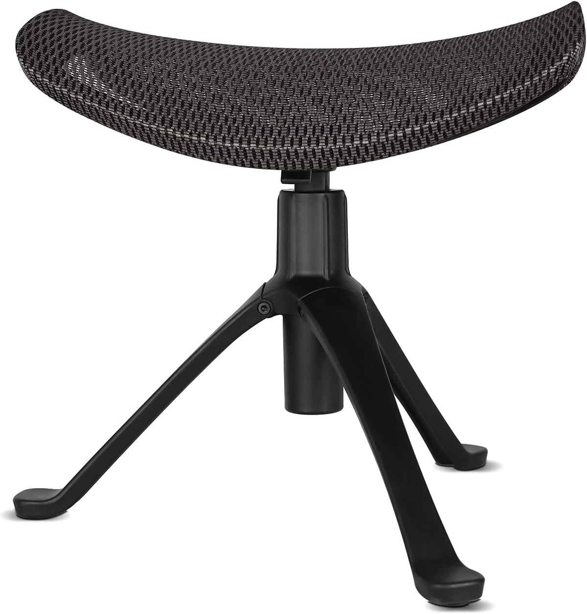 Footrest for Desk Adjustable Height 2-in-1 Function, Black