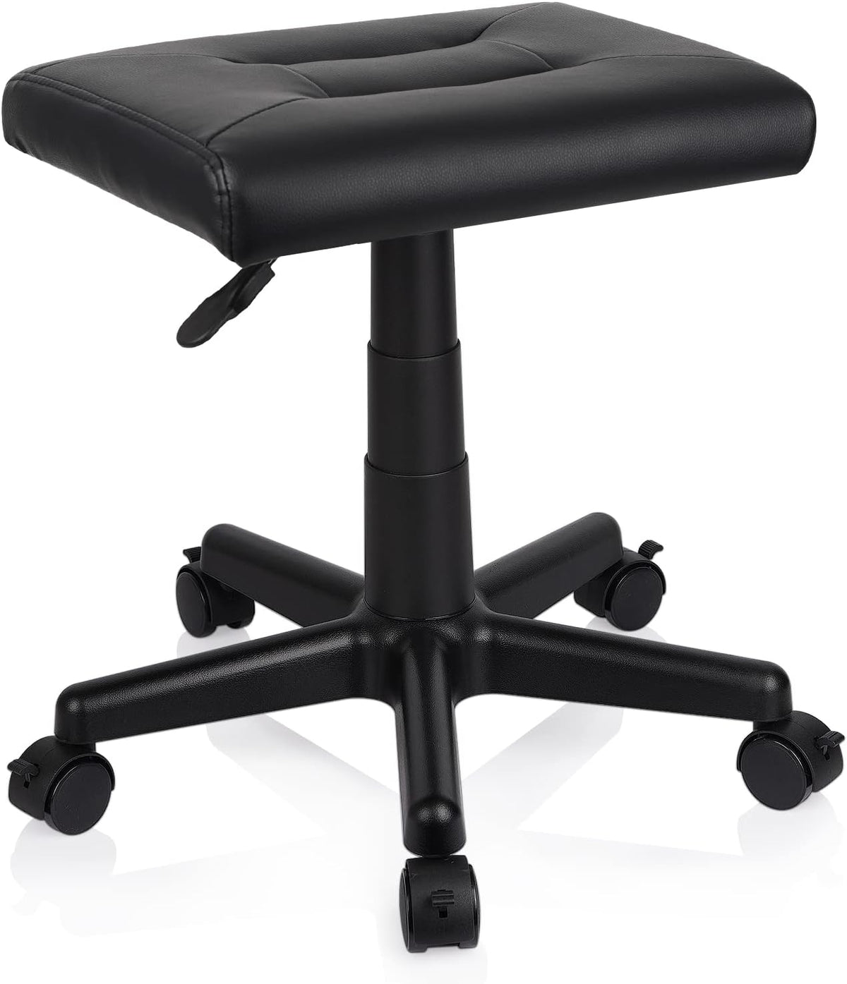 Footrest for Desk Adjustable Height 2-in-1 Function, Black
