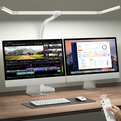 ONEMIX LED with Clamp, 42-Inch 4-Panel Light for Dual Monitors