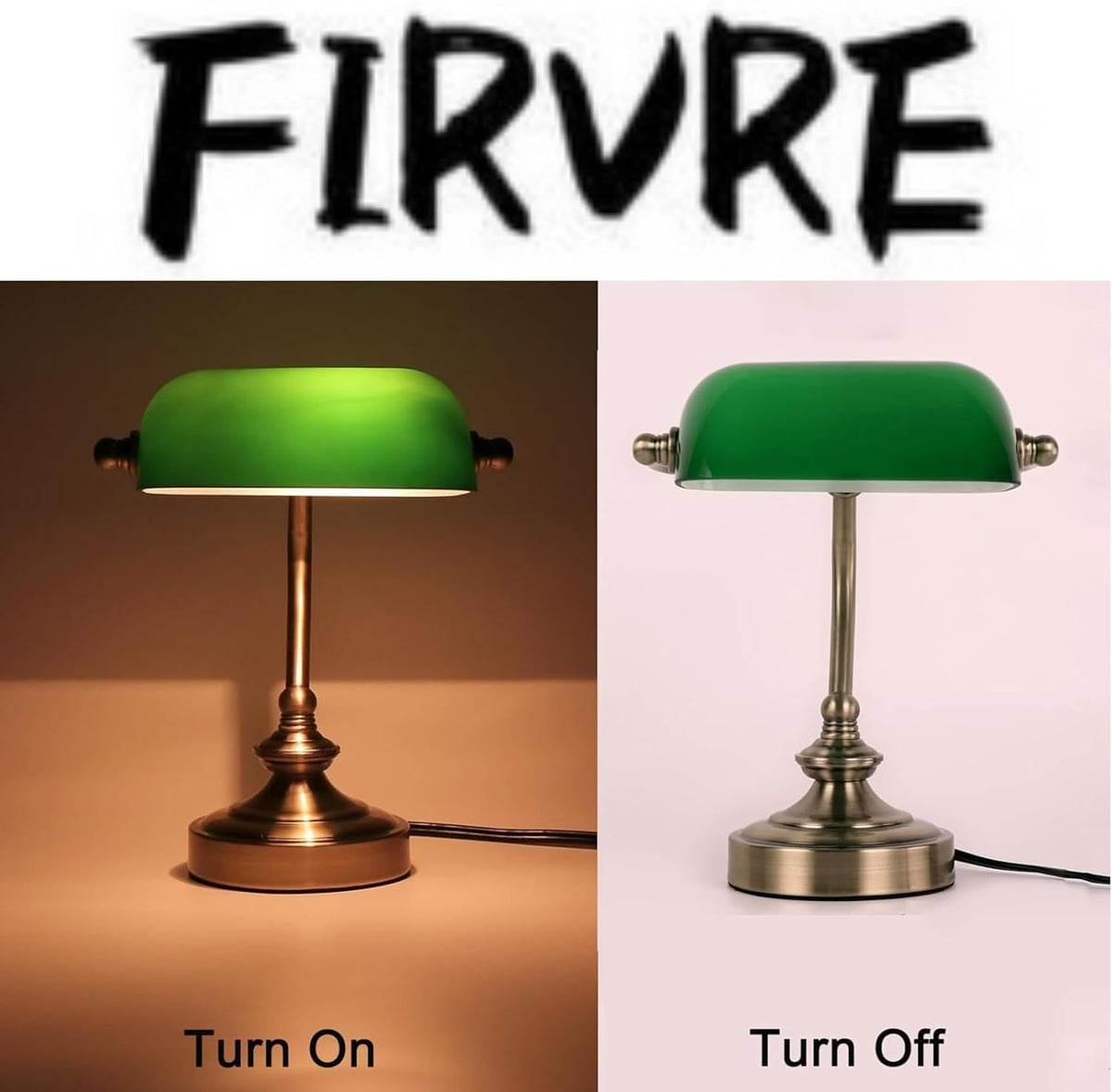 Mini Glass Bankers Lamp, Desk Lamp, Classic Retro Bronze Finish G9 Base, Plug in Vintage Table lamp, Reading Modern for Home Office,Piano Banker Mini Desk Table Lamp,Library(Without Bulb)