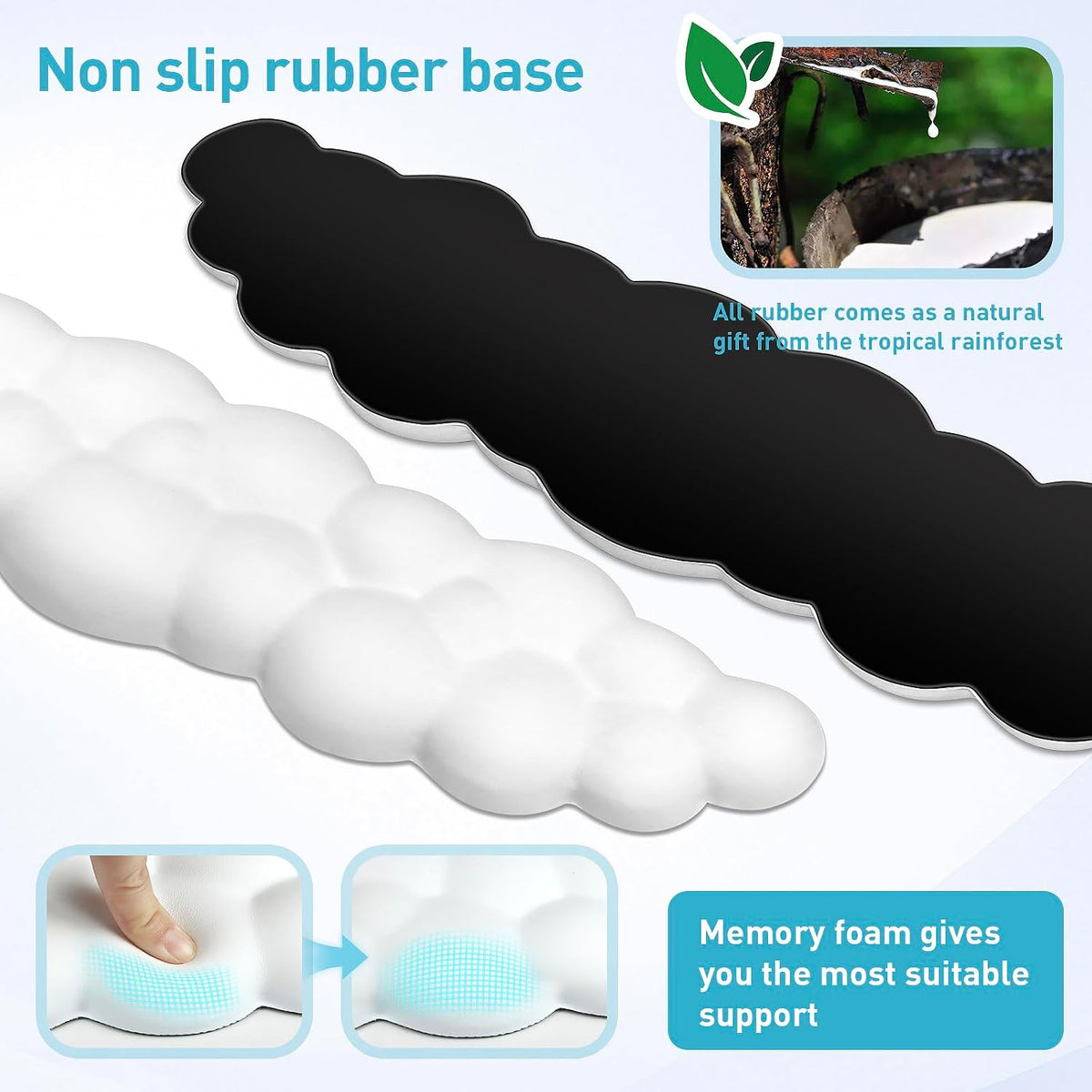 Cloud Wrist Rest Keyboard