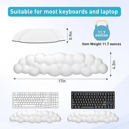 Cloud Wrist Rest Keyboard