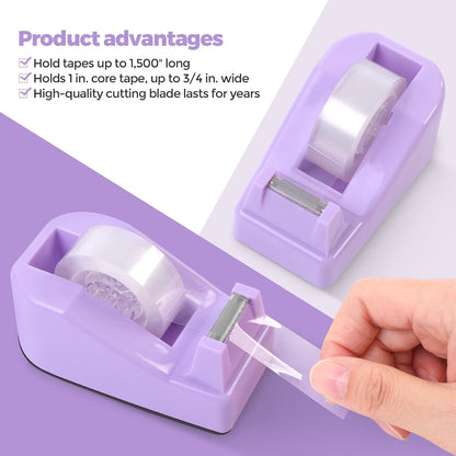 Pink Desk Accessories 11Pcs with Rotating Pen Holder for Desk
