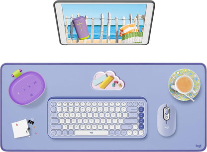 Studio Series Desk Mat Large 28x12 Inches - Mid Grey