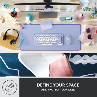 Studio Series Desk Mat Large 28x12 Inches - Mid Grey