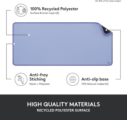 Studio Series Desk Mat Large 28x12 Inches - Mid Grey
