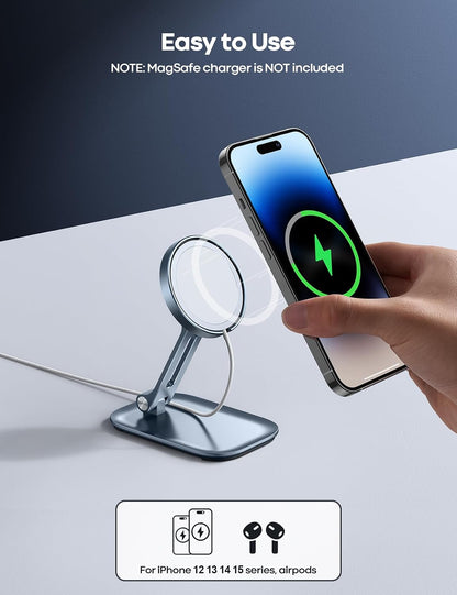 Aluminum Cell Phone Stand, Adjustable Desk Phone Holder for iPhone