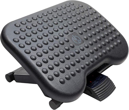 Adjustable Foot Rest for Under Desk with 3 Height Position, Gray
