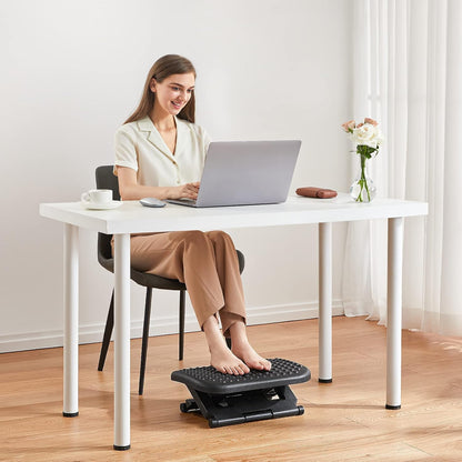 Adjustable Foot Rest for Under Desk with 3 Height Position, Gray
