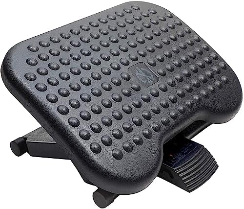 Adjustable Foot Rest for Under Desk with 3 Height Position, Gray