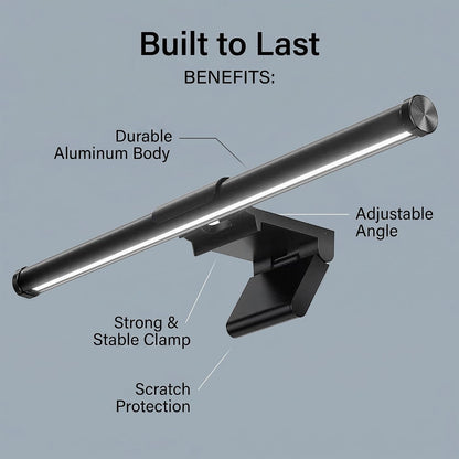 Monitor Light Bar – Full Spectrum LED Screen Lamp, No Glare Eye Care, USB Powered, Home Office Desk Light