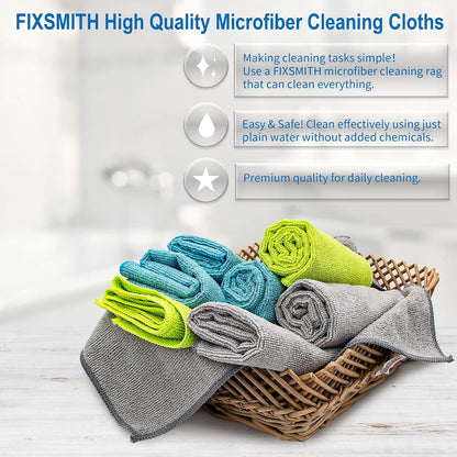 Microfiber Cleaning Cloth - Pack of 50, Microfiber Towels for Cars 16 x 12 in, Highly Absorbent Cleaning Rags, Lint-Free, Streak-Free Cleaning Cloths for Car Kitchen Home Office