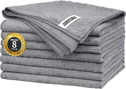 Microfiber Cleaning Cloth - Pack of 50, Microfiber Towels for Cars 16 x 12 in, Highly Absorbent Cleaning Rags, Lint-Free, Streak-Free Cleaning Cloths for Car Kitchen Home Office
