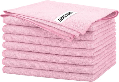 Microfiber Cleaning Cloth - Pack of 50, Microfiber Towels for Cars 16 x 12 in, Highly Absorbent Cleaning Rags, Lint-Free, Streak-Free Cleaning Cloths for Car Kitchen Home Office