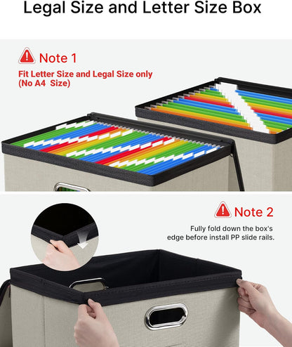 File Box Small 2-Pack Mesh Pockets Hanging Organizer for Letter-Size
