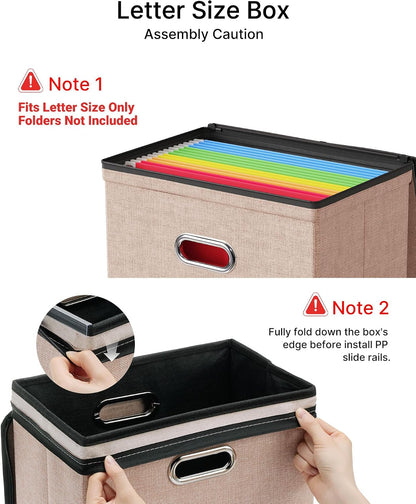 File Box Small 2-Pack Mesh Pockets Hanging Organizer for Letter-Size