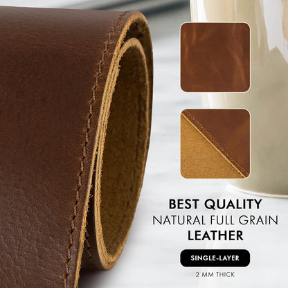 Real Leather Desk Mat Set (32x16) Large Desk Cover Desk Blotter Protector Computer Gaming Mouse Pad Table Laptop Office Desktop Accessories