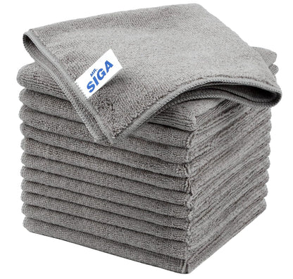 Microfiber Cleaning Cloths, Streak Free Microfiber Towels, 12 Pack