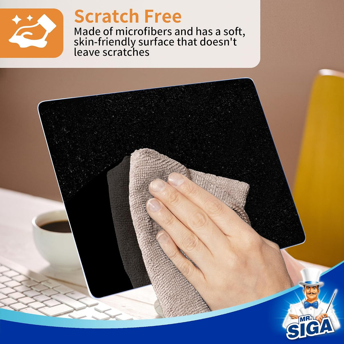 Microfiber Cleaning Cloths, Streak Free Microfiber Towels, 12 Pack