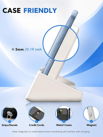 Wireless Charger YUWISS Wireless Charging Stand Cordless Charger 10/7.5/5W Compatible with iPhone 14 13 12/12 /11Pro Max/XR/XS Max/XS/X/8/8Plus Galaxy S22/S21/S9/S9+/S8/S8+ Note