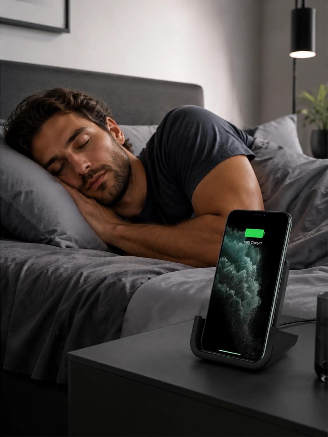 Wireless Charger YUWISS Wireless Charging Stand Cordless Charger 10/7.5/5W Compatible with iPhone 14 13 12/12 /11Pro Max/XR/XS Max/XS/X/8/8Plus Galaxy S22/S21/S9/S9+/S8/S8+ Note