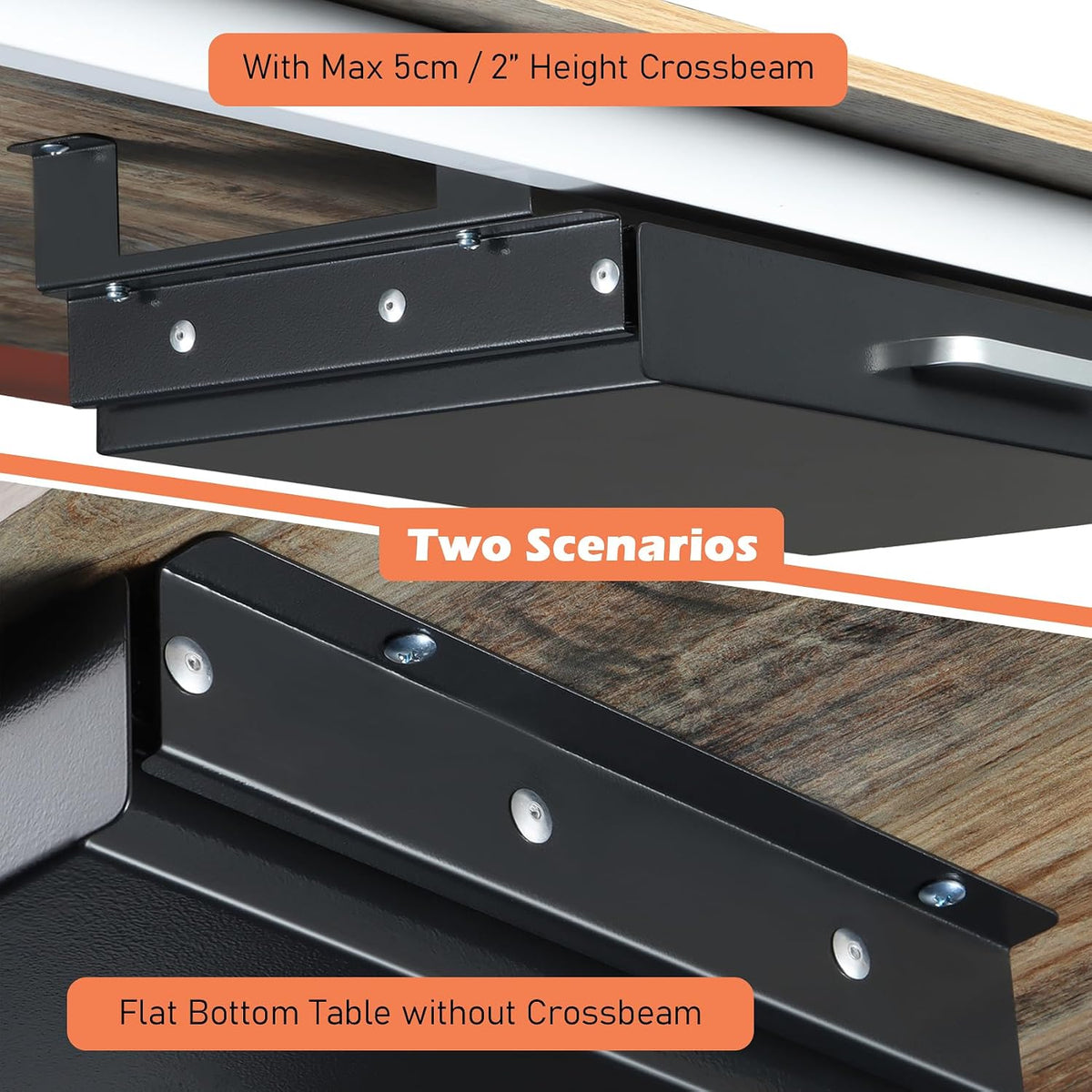 Under Desk Drawer Organizer 21", Large Desk Pencil Storage Drawer