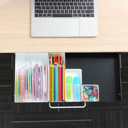 Under Desk Drawer Organizer 21", Large Desk Pencil Storage Drawer