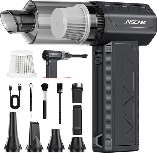 F30 Compressed Air Duster&Vacuum Cleaner,3-in-1 150000RPM Air Blower