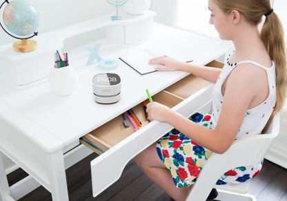 Desktop Vacuum Cleaner,Mini Table dust Sweeper Energy Saving,High Endurance up to 400 mins,Cordless&360º Rotatable Design for Cleaning Hairs,Crumbs,Computer Keyboard (Pink Charging)