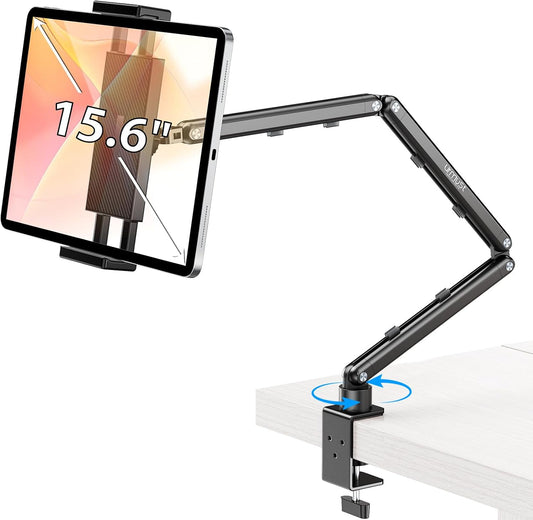 Tablet Stand for Desk, Adjustable iPad Holder for Bed, 4.7"-15.6"