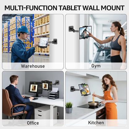 Tablet Stand for Desk, Adjustable iPad Holder for Bed, 4.7"-15.6"