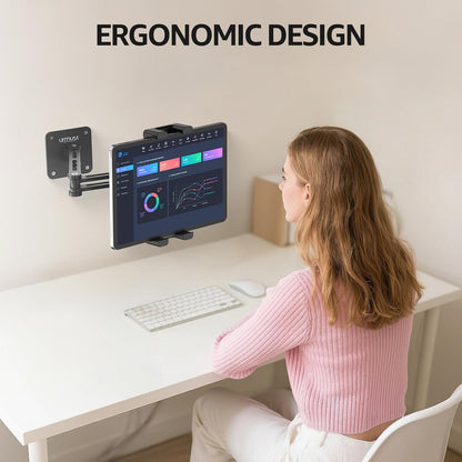 Tablet Stand for Desk, Adjustable iPad Holder for Bed, 4.7"-15.6"