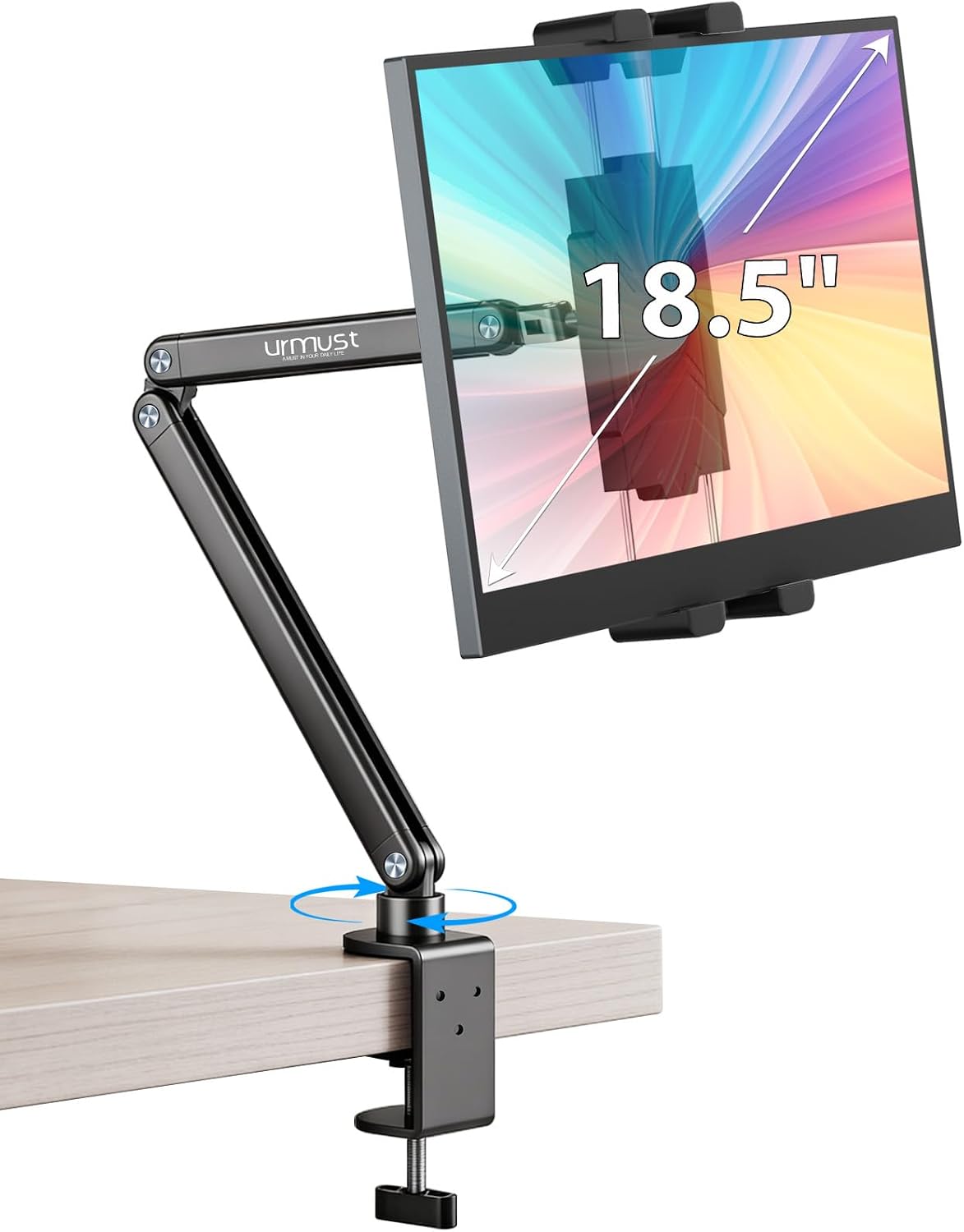 Tablet Stand for Desk, Adjustable iPad Holder for Bed, 4.7"-15.6"