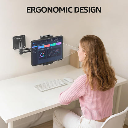 Tablet Stand for Desk, Adjustable iPad Holder for Bed, 4.7"-15.6"