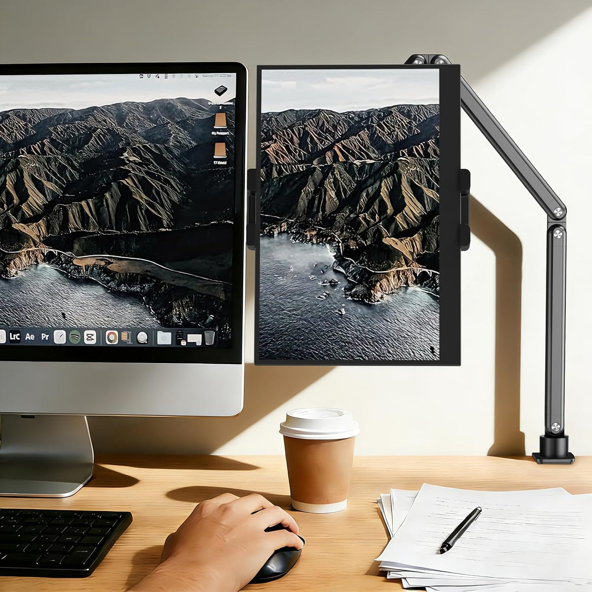 Tablet Stand for Desk, Adjustable iPad Holder for Bed, 4.7"-15.6"