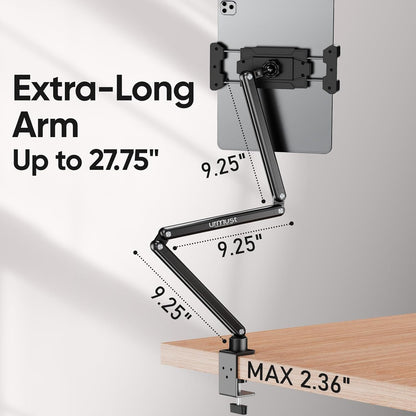Tablet Stand for Desk, Adjustable iPad Holder for Bed, 4.7"-15.6"