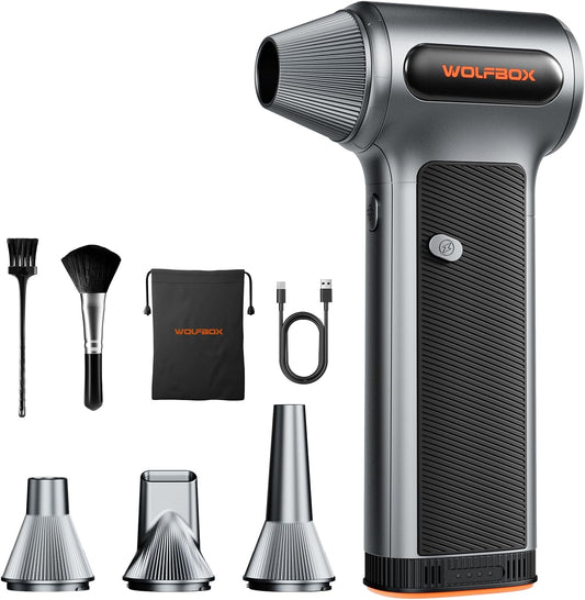 MF200 Compressed Air Duster, Removable Battery, Car Cleaning, Home