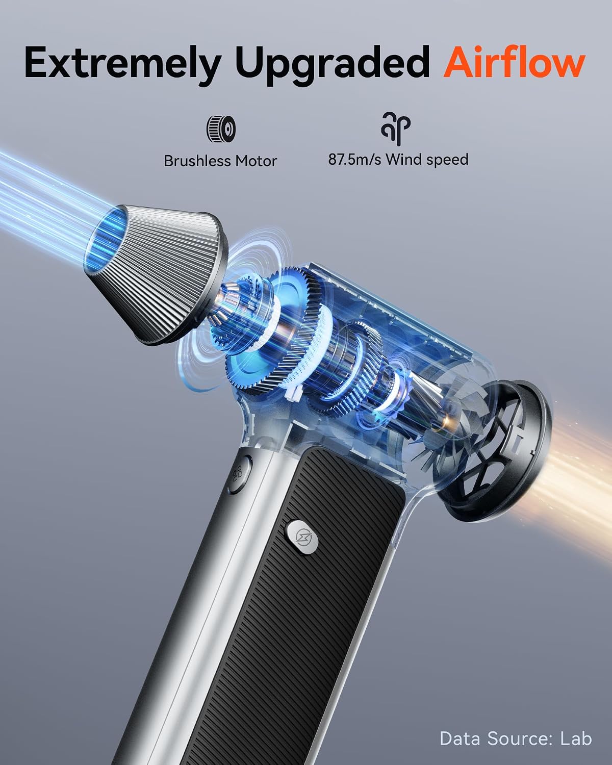 MF200 Compressed Air Duster, Removable Battery, Car Cleaning, Home