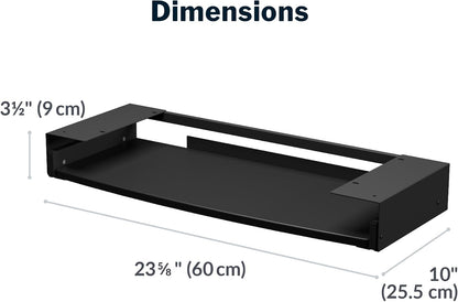 Slide-Out Keyboard Tray – Black