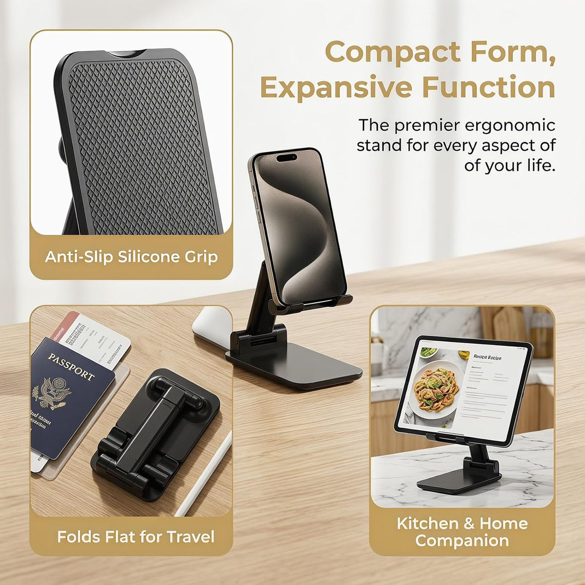 Phone Stand for Desk Cell Phone Holder Stands for iPhones