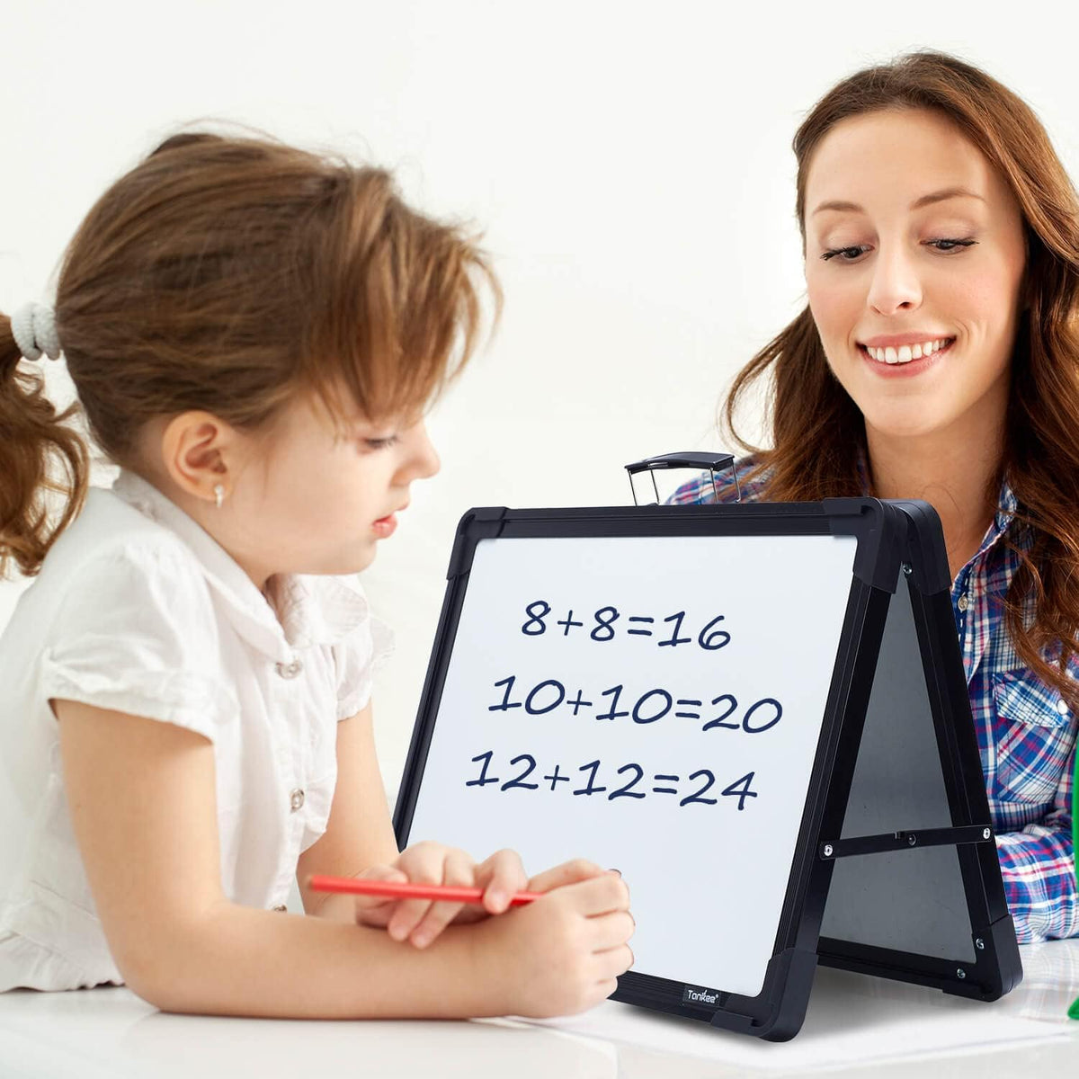 Dry Erase Board 16x12 Inches Double Sided Magnetic Small Whiteboard