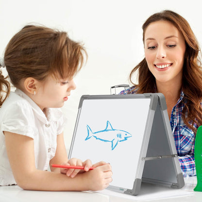 Dry Erase Board 16x12 Inches Double Sided Magnetic Small Whiteboard