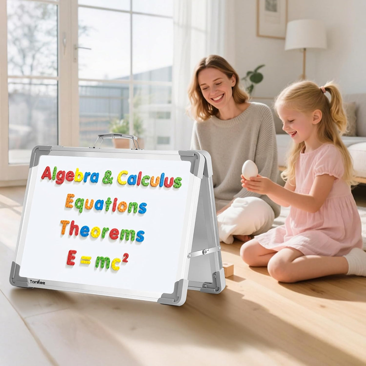 Dry Erase Board 16x12 Inches Double Sided Magnetic Small Whiteboard