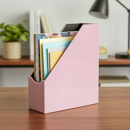 Leatherette Magazine File Holder, Malachite Green