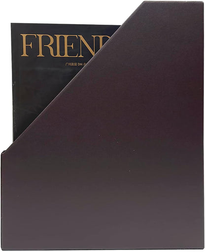 Leatherette Magazine File Holder, Malachite Green