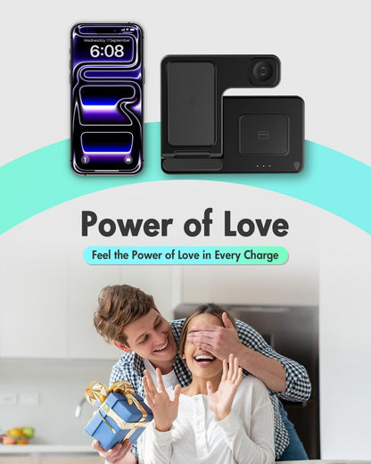 Wireless Charger iPhone Charging Station for Apple Multiple Devices