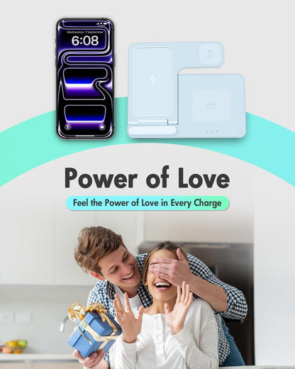 Wireless Charger iPhone Charging Station for Apple Multiple Devices