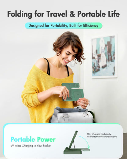 Wireless Charger iPhone Charging Station for Apple Multiple Devices
