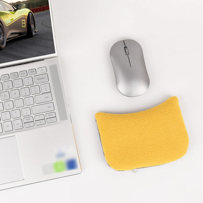 Large Mouse Wrist Rest Bean Bag, Ergonomic Mouse Support Pad Filled Ergo Beads for Computer, Laptop, PC Gaming (Gray)